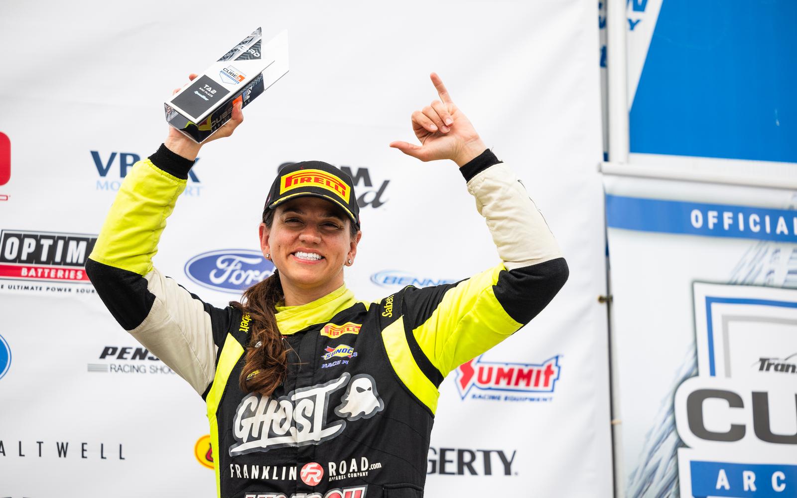 Podium Finish for Abbate at Road Atlanta Honoring Her Brother
