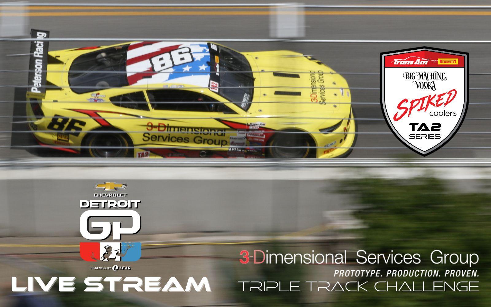 BMVSC TA2 Series 3-Dimensional Services Group Motor City Showdown Airs Nationwide on MAVTV and Streams Free on Trans Am's Facebook and YouTube