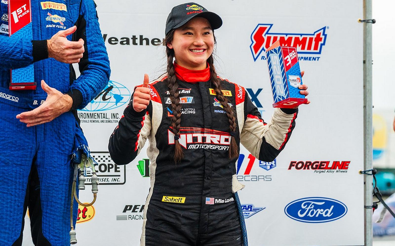 Mia Lovell Earns Podium Result in Trans Am  Series Presented by Pirelli Western Championship