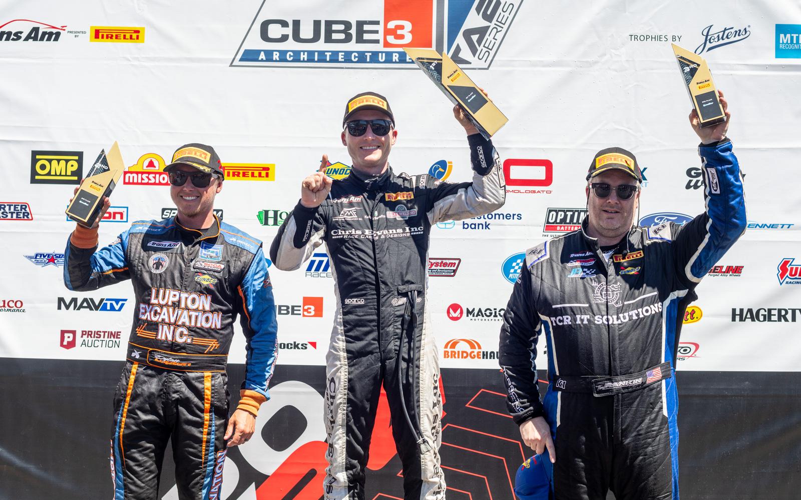 Will Rodgers Comes from the Back to Win Race 2 of the Sonoma SpeedTour, Gio Ruggiero Earns First CUBE 3 Architecture TA2 Series Victory