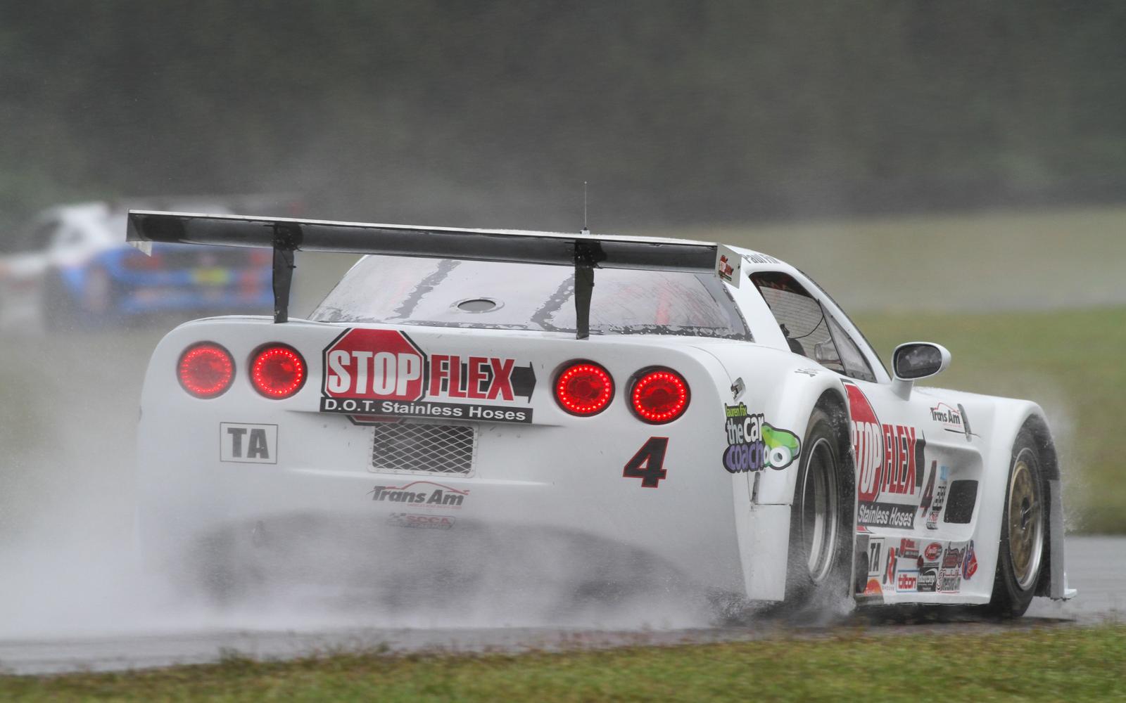  Tony Ave Racing's Paul Fix Wins Wet and Wild  Trans Am Race at Virginia International Raceway
