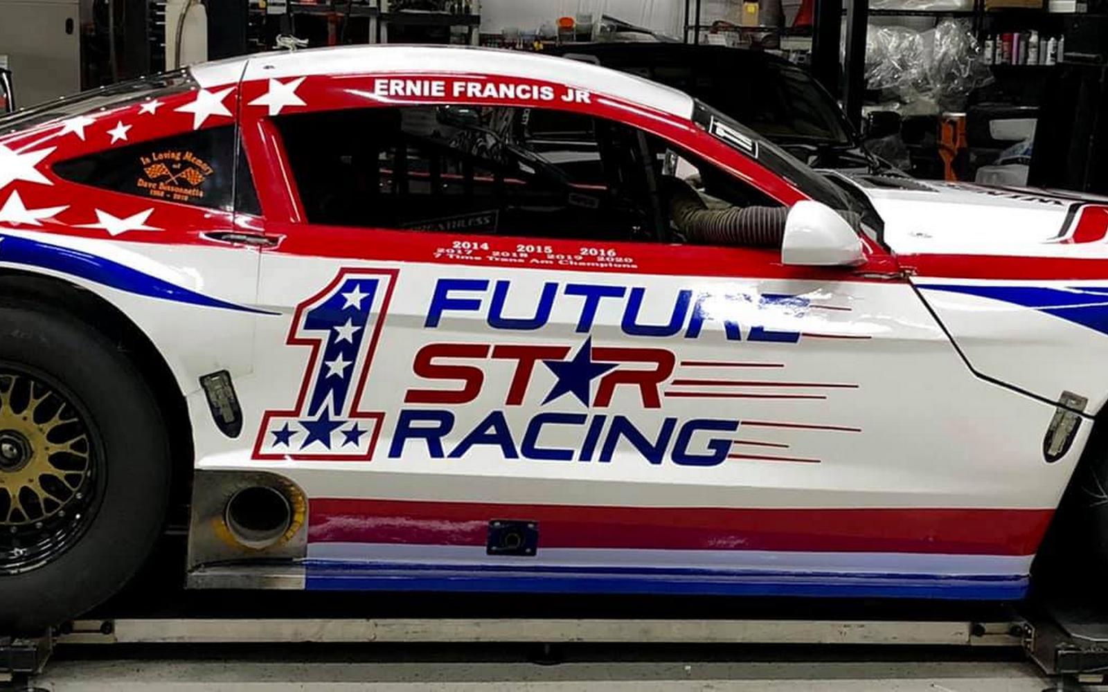 Ernie Francis Jr. No. 98 Ford Mustang Gests a New Look