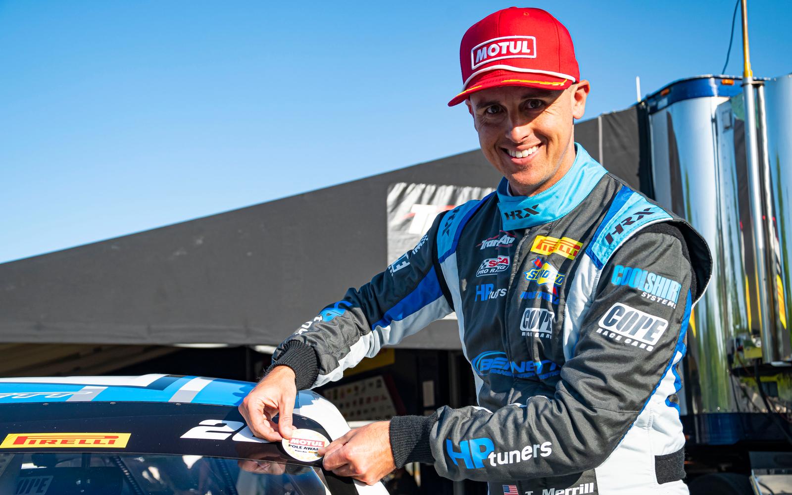 Defending Lime Rock Race Winner Thomas Merrill Wins First Motul Pole Award of 2023