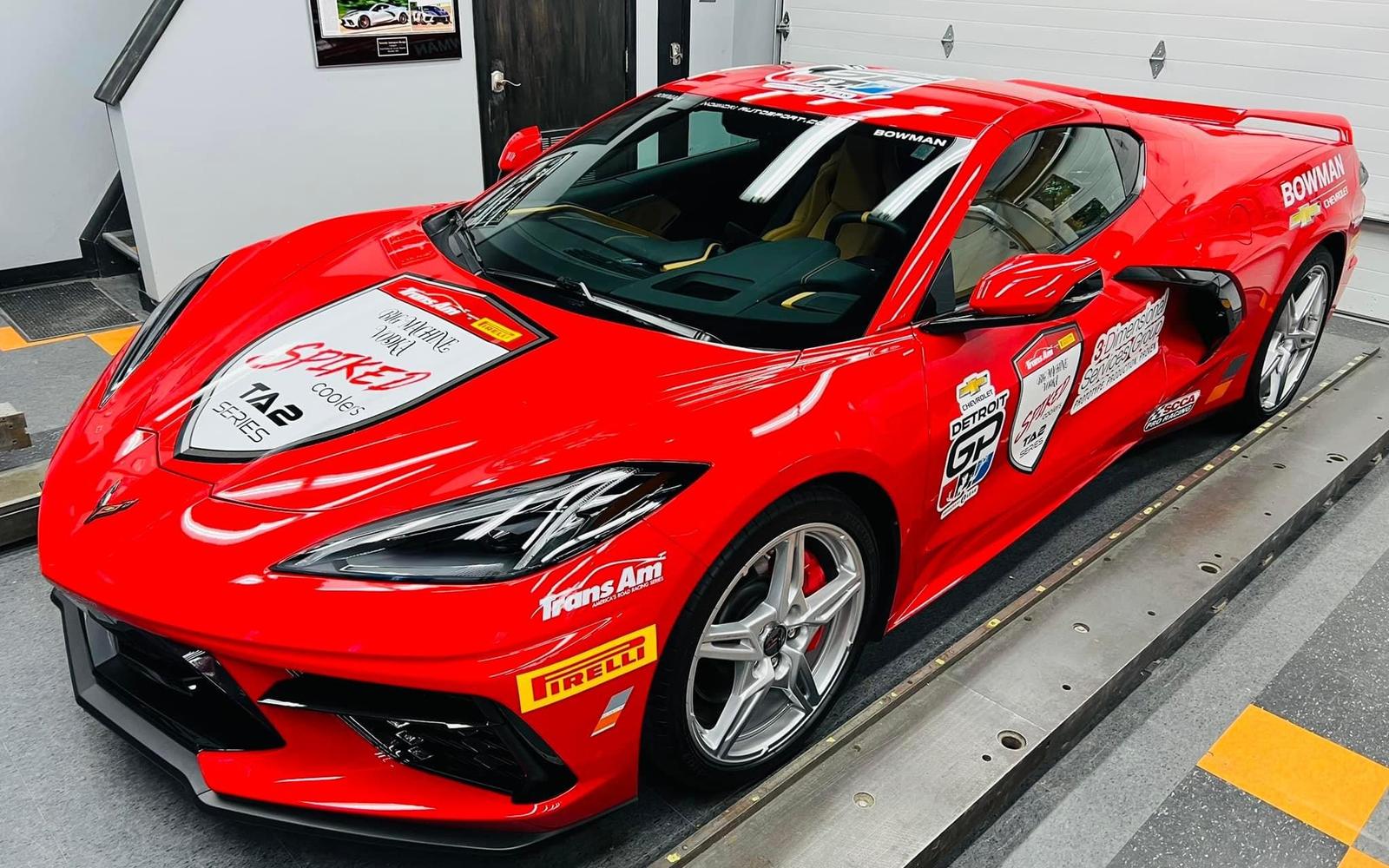 Corvette C8 from Bowman Chevrolet to Serve as Trans Am Pace Car at Detroit Grand Prix