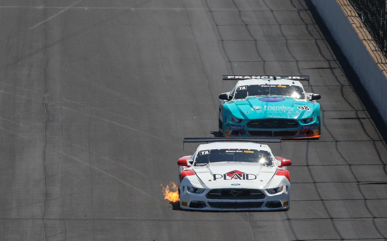 Dyson Dominates Trans Am at the Brickyard
