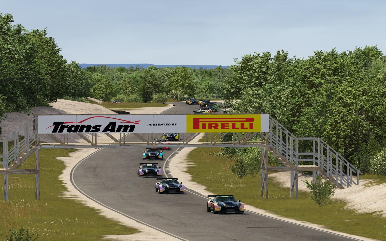 Kicera and Hurley Face Off in the Penultimate Trans Am by Pirelli Esports Round