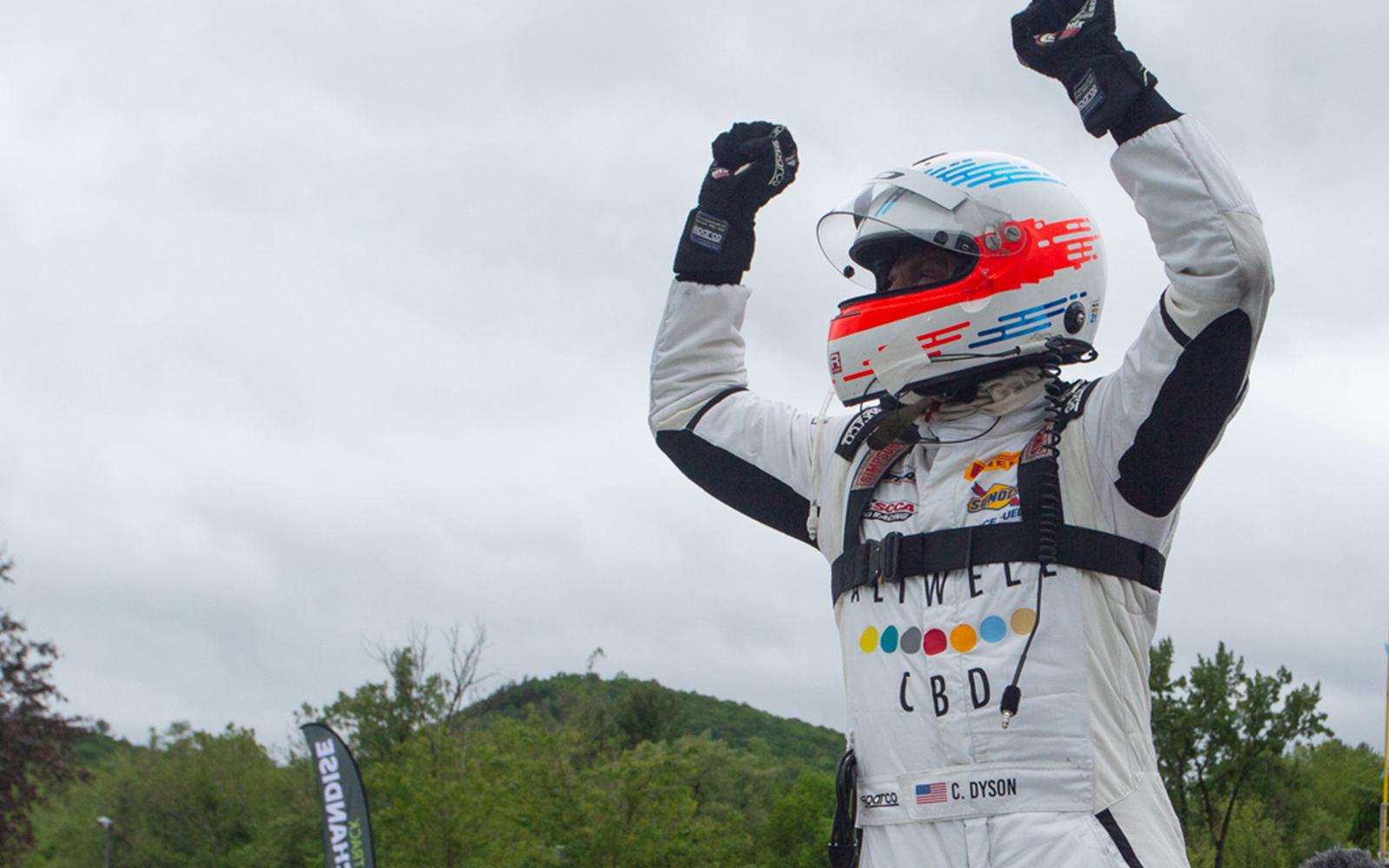 Emotional Win for Dyson in Drenched Lime Rock Park Trans Am Race