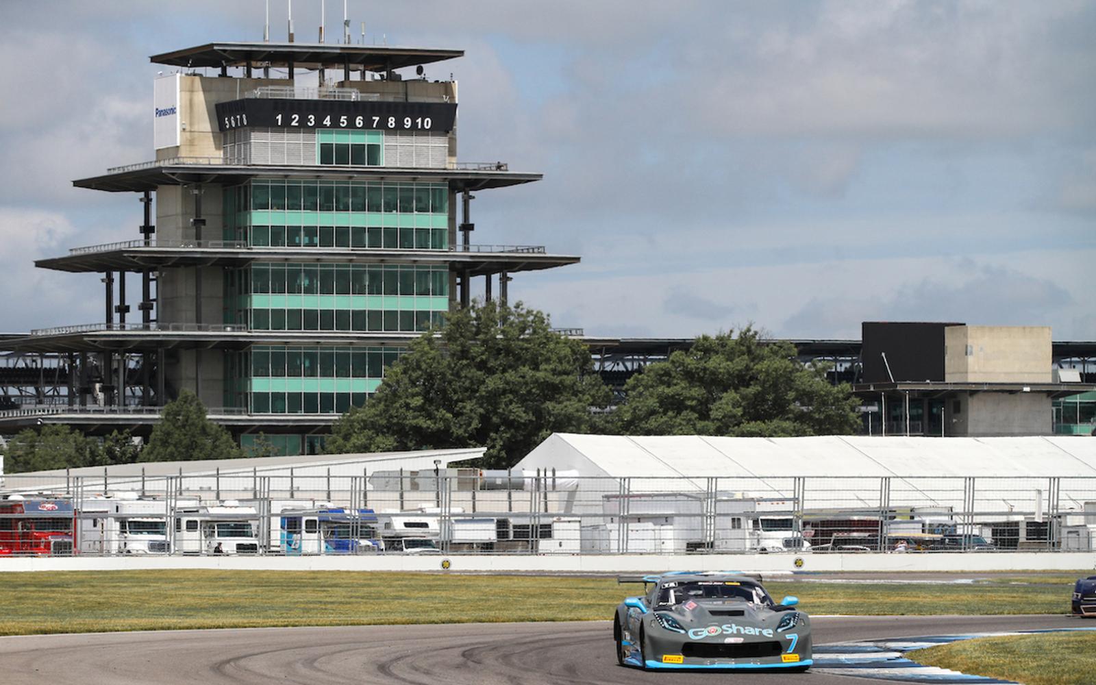 Hard Racing and Hard Luck for Burtin Racing and GoShare at the Brickyard