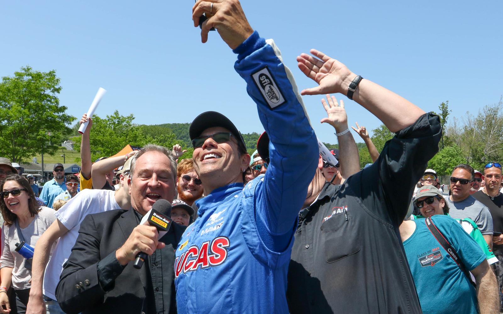 Trans Am Champion and Showman Tomy Drissi Stuns Fans at Historic Lime Rock Park