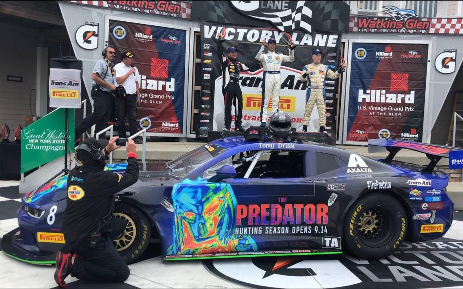 The Predator Completes The Hunt at Watkins Glen…. Drissi Takes Top Step of TransAm Podium