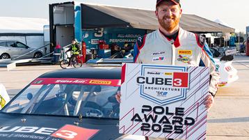 Mike Skeen Wins First CUBE 3 Architecture TA2 Series Pole of 2025, Sets New Track Record at Sebring International Raceway